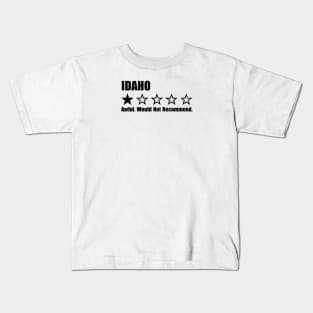 Idaho One Star Review Kids T-Shirt